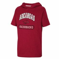Colosseum Youth Heather Cardinal Arkansas Razorbacks Varsity Hooded T-Shirt 6 Colosseum Youth Heather Cardinal Arkansas Razorbacks Varsity Hooded T-Shirt -Colosseum Shop DSCO1148307369 4633 ALT2