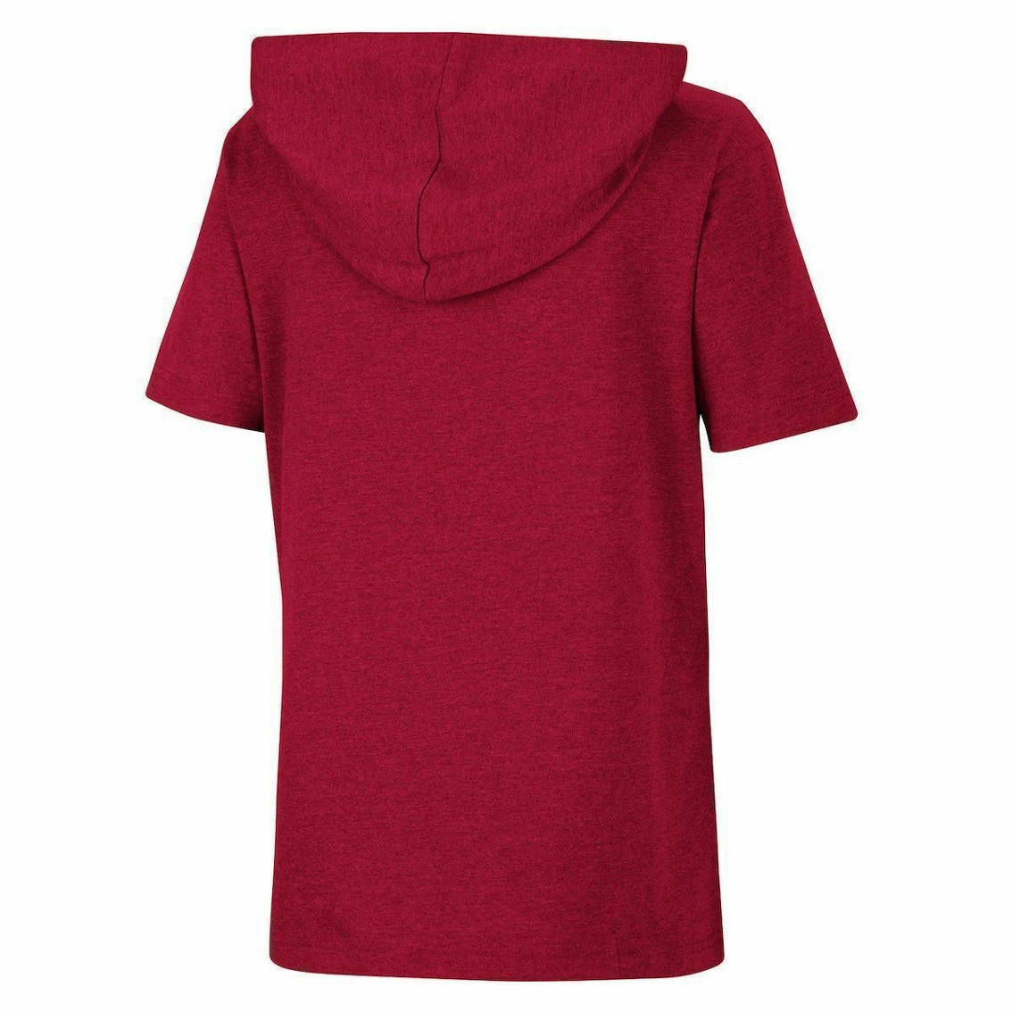 Colosseum Youth Heather Cardinal Arkansas Razorbacks Varsity Hooded T-Shirt 4 Colosseum Youth Heather Cardinal Arkansas Razorbacks Varsity Hooded T-Shirt - Image 4
