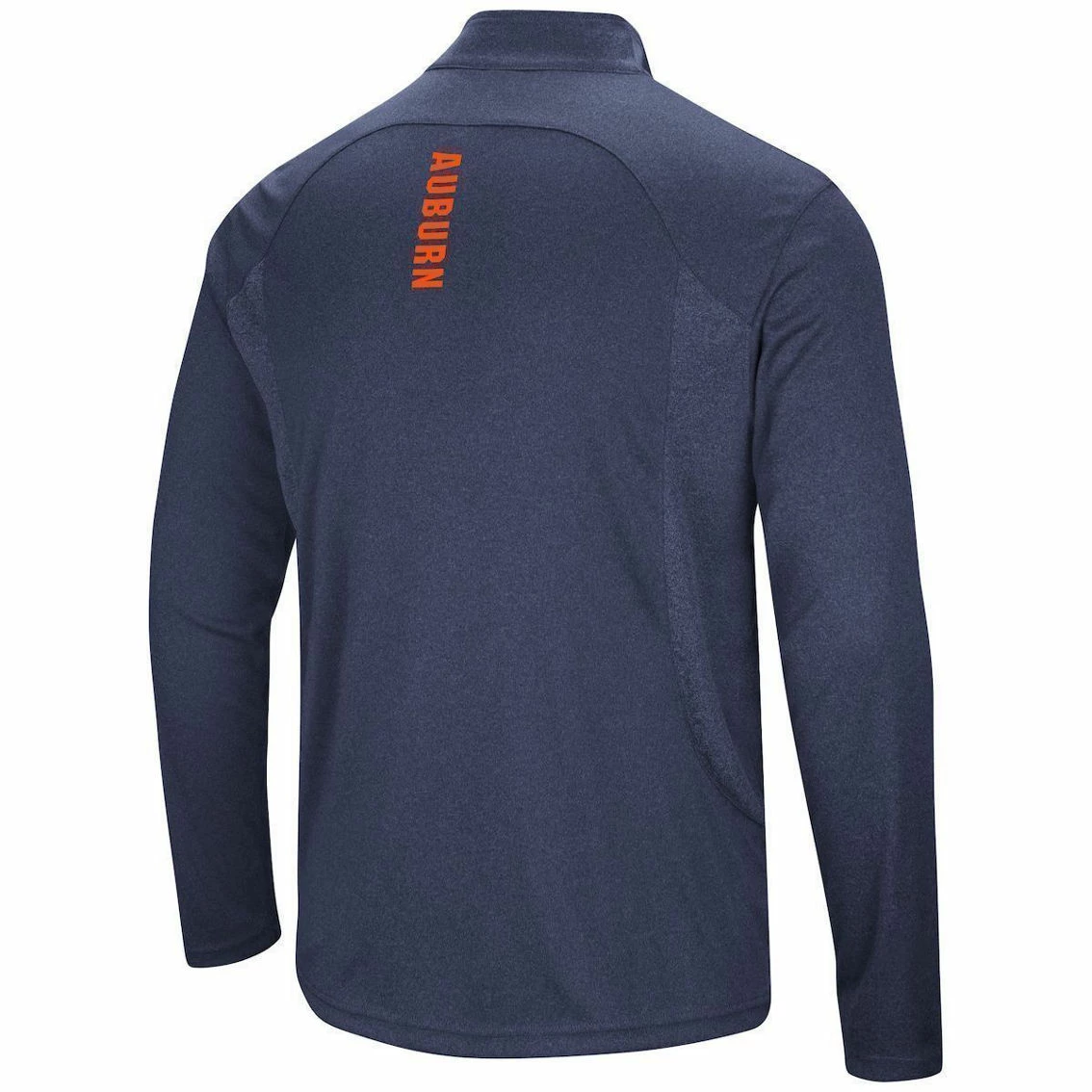 Colosseum Men's Heathered Navy Auburn Tigers Audible Windshirt Quarter-Zip Pullover Jacket 4 Colosseum Men's Heathered Navy Auburn Tigers Audible Windshirt Quarter-Zip Pullover Jacket - Image 4