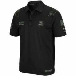 Men's Colosseum Black Arizona Wildcats OHT Military Appreciation Sierra Polo 6 Men's Colosseum Black Arizona Wildcats OHT Military Appreciation Sierra Polo -Colosseum Shop DSCO1148308835 1007 ALT2