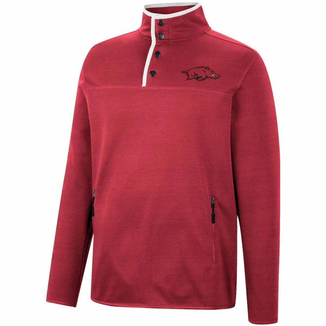 Men's Colosseum Cardinal Arkansas Razorbacks Rebound Quarter-Snap Jacket 3 Men's Colosseum Cardinal Arkansas Razorbacks Rebound Quarter-Snap Jacket - Image 3