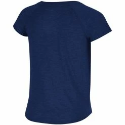 Girls Youth Colosseum Navy Auburn Tigers Salt Tie-Front Raglan T-Shirt -Colosseum Shop DSCO1148312765 SXT5 ALT3