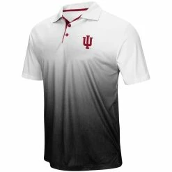 Colosseum Men's Heathered Gray Indiana Hoosiers Magic Team Logo Polo -Colosseum Shop DSCO1148313398 1927 ALT2