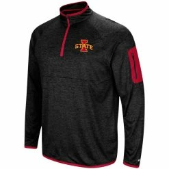 Colosseum Men's Black Iowa State Cyclones Amnesia Quarter-Zip Pullover Jacket 6 Colosseum Men's Black Iowa State Cyclones Amnesia Quarter-Zip Pullover Jacket -Colosseum Shop DSCO1148313782 1007 ALT2