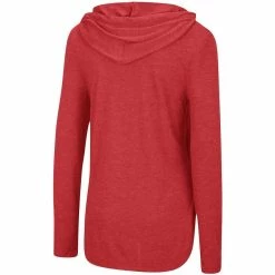 Colosseum Women's Crimson Indiana Hoosiers Bernadette Hoodie Long Sleeve T-Shirt -Colosseum Shop DSCO1148313912 2840 ALT3