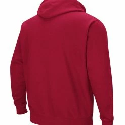 Colosseum Men's Cardinal Iowa State Cyclones Arch & Logo 3.0 Pullover Hoodie -Colosseum Shop DSCO1148314028 4633 ALT3