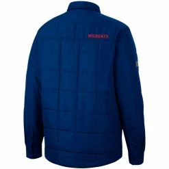 Colosseum Men's Navy Arizona Wildcats Detonate Quilted Full-Snap Jacket -Colosseum Shop DSCO1148314132 1320 ALT3