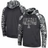 Colosseum Men's Charcoal Arizona Wildcats OHT Military Appreciation Digital Camo Pullover Hoodie