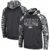 Colosseum Men's Charcoal Arkansas Razorbacks OHT Military Appreciation Digital Camo Pullover Hoodie