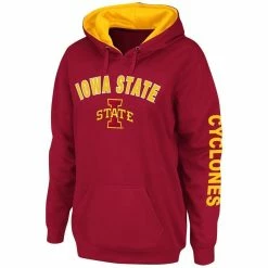 Colosseum Women's Cardinal Iowa State Cyclones Loud And Proud Pullover Hoodie -Colosseum Shop DSCO1148315303 4633 ALT2