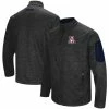 Colosseum Men's Heathered Charcoal Arizona Wildcats Anchor Full-Zip Jacket