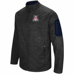 Colosseum Men's Heathered Charcoal Arizona Wildcats Anchor Full-Zip Jacket -Colosseum Shop DSCO1148316330 4135 ALT2