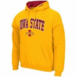 Colosseum Men's Gold Iowa State Cyclones Arch & Logo 3.0 Pullover Hoodie 6 Colosseum Men's Gold Iowa State Cyclones Arch & Logo 3.0 Pullover Hoodie -Colosseum Shop DSCO1148316410 1853 ALT2