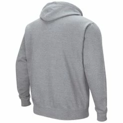 Colosseum Men's Heathered Gray Iowa State Cyclones Arch & Logo 3.0 Pullover Hoodie -Colosseum Shop DSCO1148317464 1927 ALT3