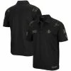 Colosseum Men's Black Iowa State Cyclones OHT Military Appreciation Sierra Team Polo