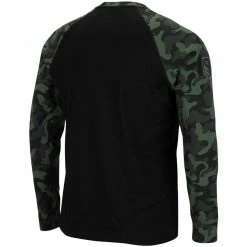 Colosseum Men's Black Arizona Wildcats OHT Military Appreciation Camo Raglan Long Sleeve T-Shirt -Colosseum Shop DSCO1148318668 1007 ALT3