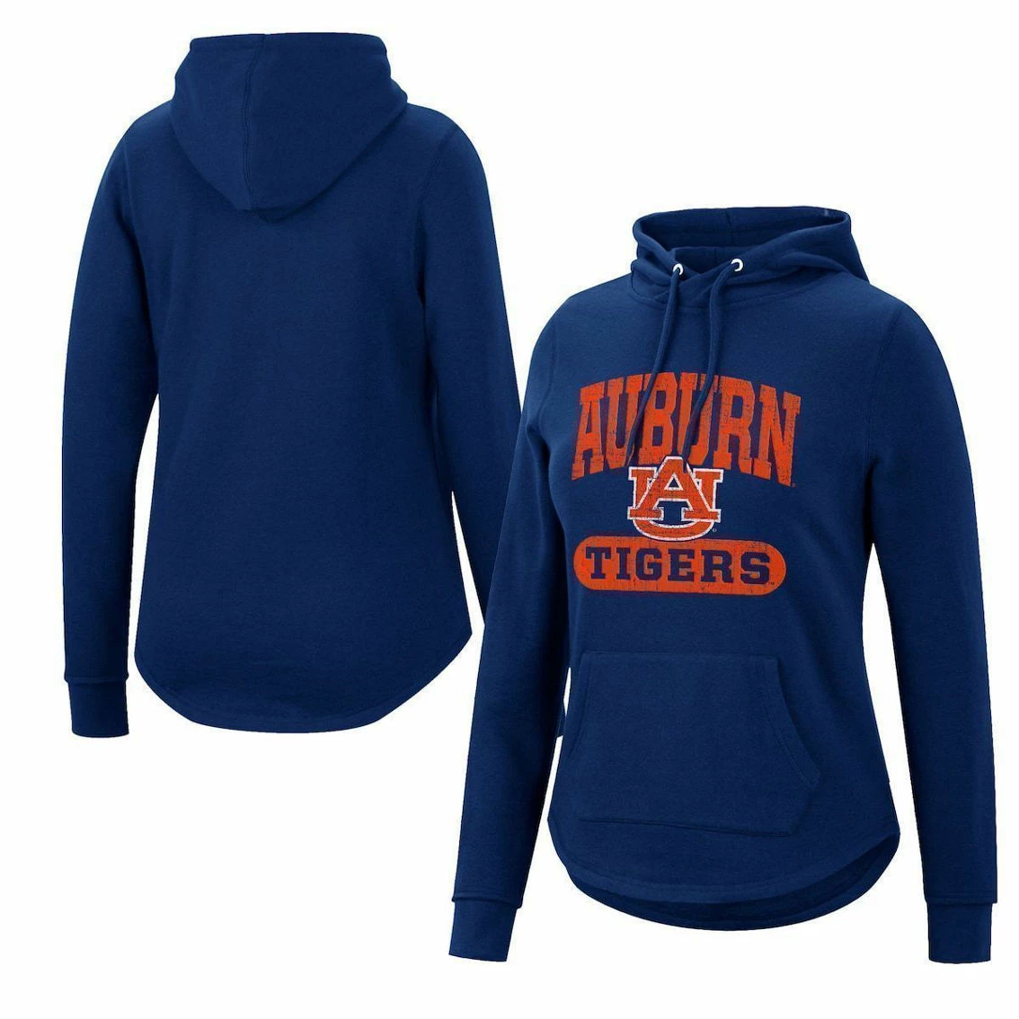 Colosseum Women's Navy Auburn Tigers Core Crossover Pullover Hoodie 1 Colosseum Women's Navy Auburn Tigers Core Crossover Pullover Hoodie