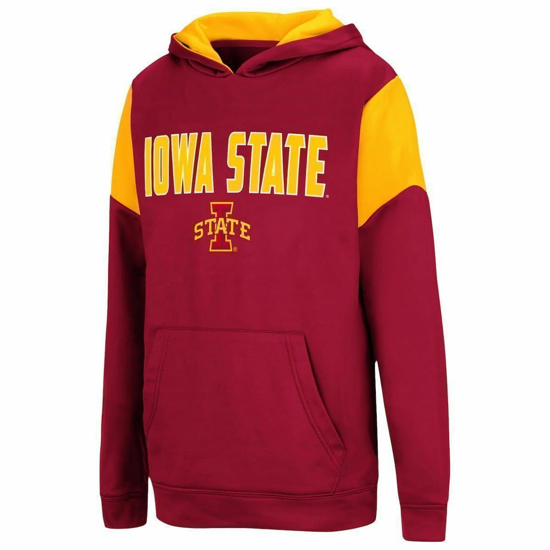 Colosseum Youth Cardinal Iowa State Cyclones VF Cut Sew Pullover Hoodie 3 Colosseum Youth Cardinal Iowa State Cyclones VF Cut Sew Pullover Hoodie - Image 3