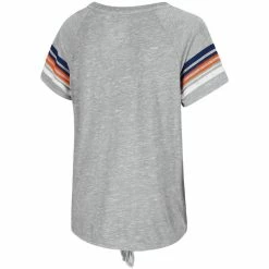 Colosseum Women's Heathered Gray Auburn Tigers Boo You Knotted Raglan T-Shirt 7 Colosseum Women's Heathered Gray Auburn Tigers Boo You Knotted Raglan T-Shirt -Colosseum Shop DSCO1148325026 1927 ALT3