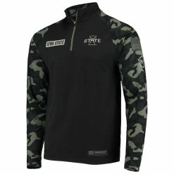 Colosseum Men's Black/Camo Iowa State Cyclones OHT Military Appreciation Take Flight Raglan Quarter-Zip Jacket 6 Colosseum Men's Black/Camo Iowa State Cyclones OHT Military Appreciation Take Flight Raglan Quarter-Zip Jacket -Colosseum Shop DSCO1148325640 1007 ALT2