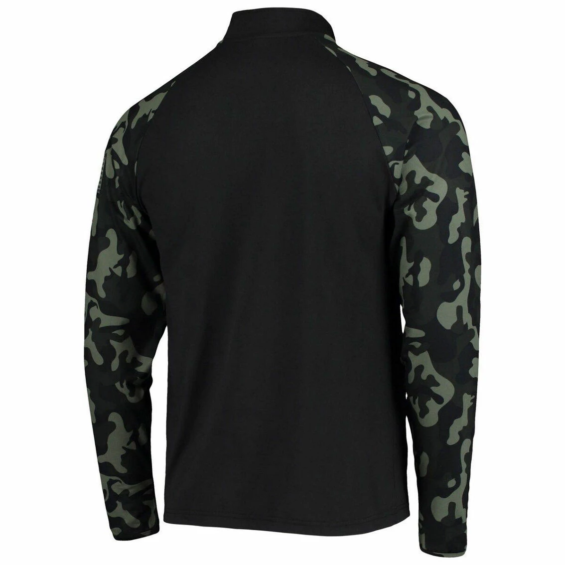 Colosseum Men's Black/Camo Iowa State Cyclones OHT Military Appreciation Take Flight Raglan Quarter-Zip Jacket 4 Colosseum Men's Black/Camo Iowa State Cyclones OHT Military Appreciation Take Flight Raglan Quarter-Zip Jacket - Image 4