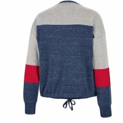 Colosseum Women's Navy Arizona Wildcats Joanna Tie Front Long Sleeve T-Shirt -Colosseum Shop DSCO1150497549 1320 ALT3