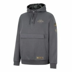 Colosseum Men's Charcoal Iowa State Cyclones OHT Military Appreciation Quarter-Zip Hoodie 6 Colosseum Men's Charcoal Iowa State Cyclones OHT Military Appreciation Quarter-Zip Hoodie -Colosseum Shop DSCO1150500470 1904 ALT2