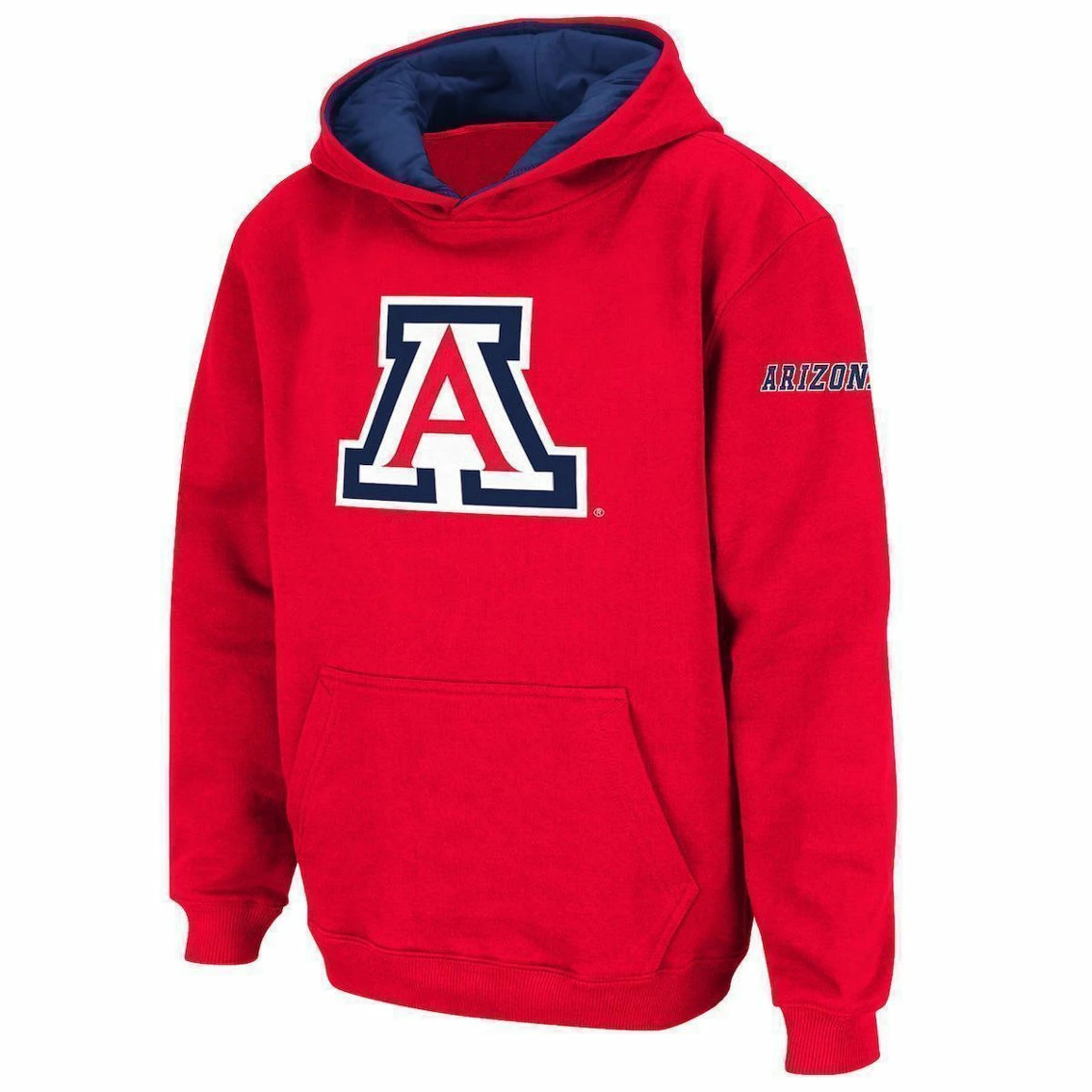 Colosseum Youth Cardinal Arizona Wildcats Big Logo Pullover Hoodie 1 Colosseum Youth Cardinal Arizona Wildcats Big Logo Pullover Hoodie