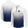 Colosseum Men's Navy Auburn Tigers Magic Team Logo Quarter-Zip Jacket
