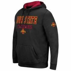 Men's Colosseum Black Iowa State Cyclones Sunrise Pullover Hoodie -Colosseum Shop DSCO1151427892 1007 ALT2