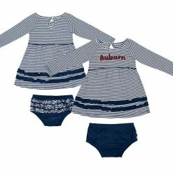 Colosseum Girls Infant Navy Auburn Tigers Whoville Dress & Bloomer Set