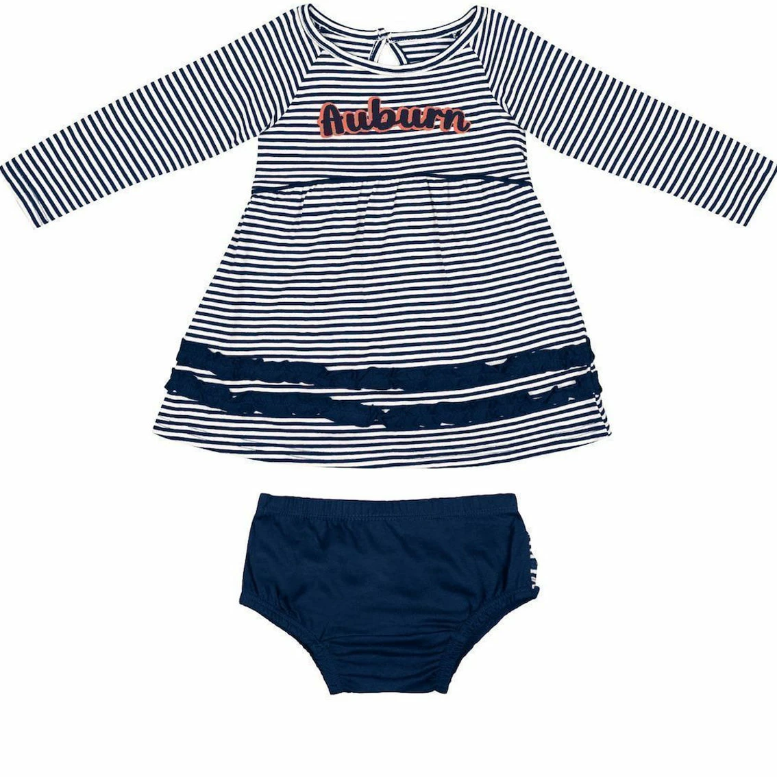 Colosseum Girls Infant Navy Auburn Tigers Whoville Dress & Bloomer Set 3 Colosseum Girls Infant Navy Auburn Tigers Whoville Dress & Bloomer Set - Image 3