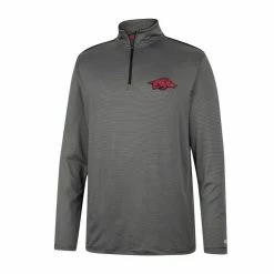 Colosseum Men's Charcoal Arkansas Razorbacks Logo Quarter-Zip Windshirt 6 Colosseum Men's Charcoal Arkansas Razorbacks Logo Quarter-Zip Windshirt -Colosseum Shop DSCO1151478573 1904 ALT2