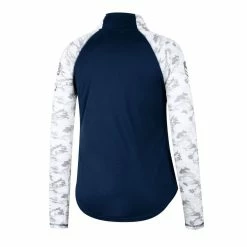 Colosseum Women's Navy Auburn Tigers OHT Military Appreciation Flash Arctic Camo Raglan Quarter-Zip Jacket -Colosseum Shop DSCO1151840361 1320 ALT3