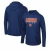 Colosseum Men's Navy Auburn Tigers Team Color Rival Hoodie Long Sleeve T-Shirt