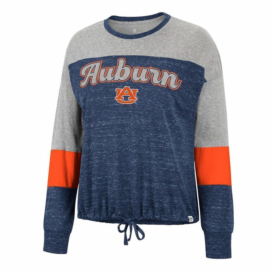 Colosseum Women's Navy Auburn Tigers Joanna Tie Front Long Sleeve T-Shirt 3 Colosseum Women's Navy Auburn Tigers Joanna Tie Front Long Sleeve T-Shirt - Image 3