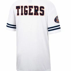 Colosseum Men's White Auburn Tigers Free Spirited Mesh Button-Up Baseball Jersey -Colosseum Shop DSCO1152056748 3550 ALT3