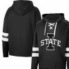 Colosseum Men's Black Iowa State Cyclones Lace-Up 4.0 Pullover Hoodie