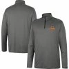 Colosseum Men's Charcoal Iowa State Cyclones Logo Quarter-Zip Windshirt