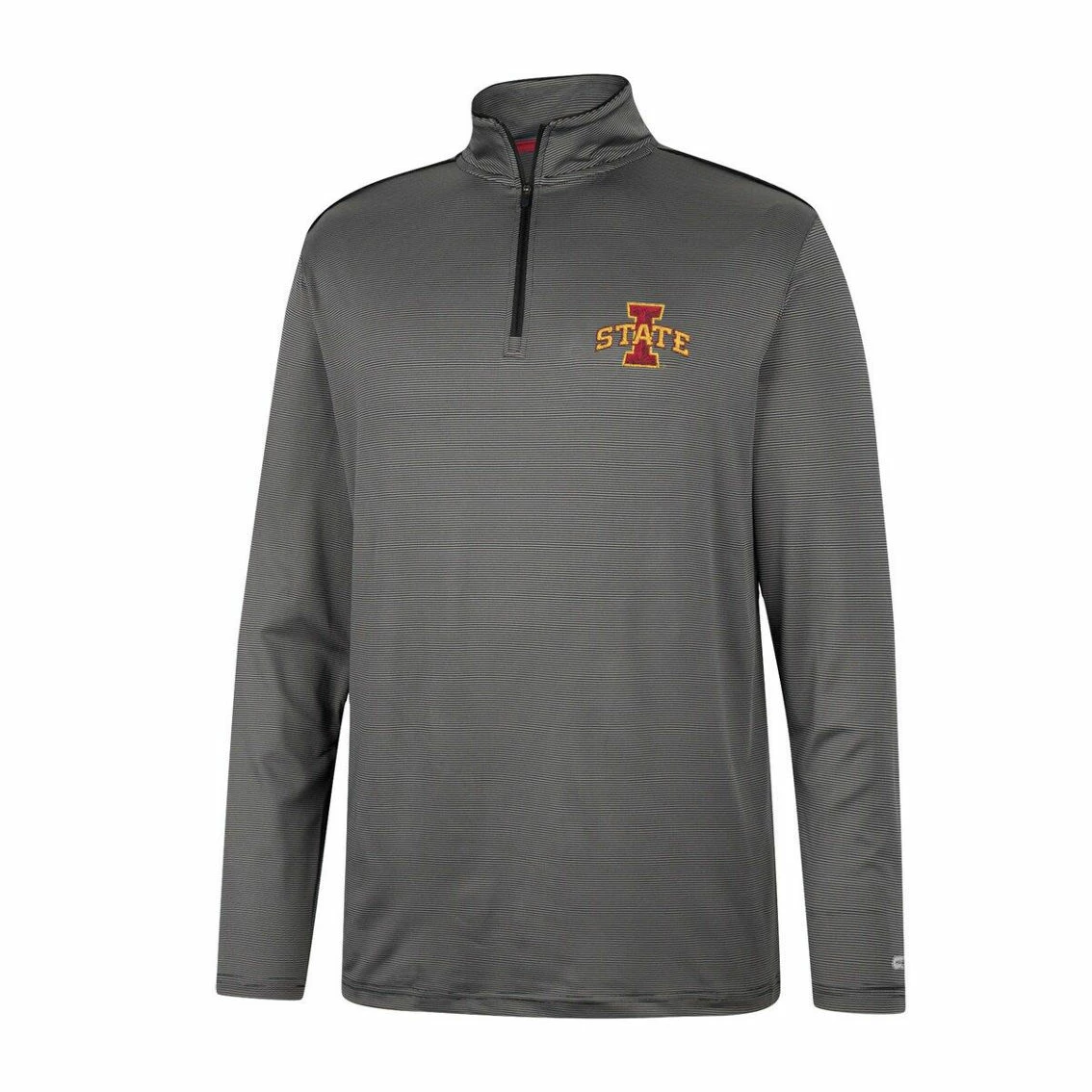 Colosseum Men's Charcoal Iowa State Cyclones Logo Quarter-Zip Windshirt 3 Colosseum Men's Charcoal Iowa State Cyclones Logo Quarter-Zip Windshirt - Image 3