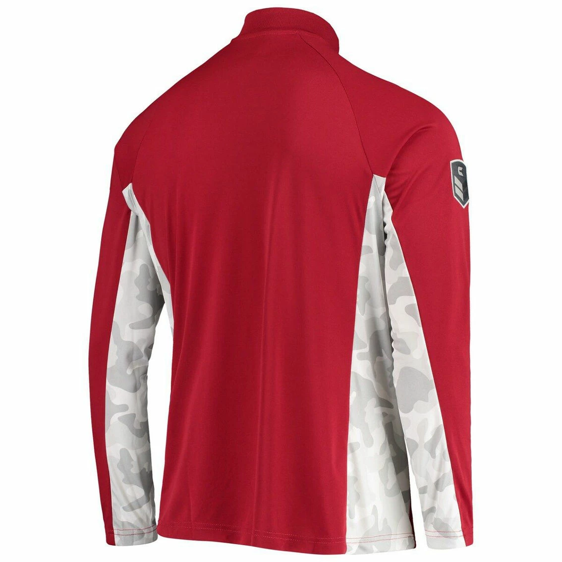 Colosseum Men's Cardinal Iowa State Cyclones OHT Military Appreciation Snow Cruise Raglan 1/4-Zip Jacket 4 Colosseum Men's Cardinal Iowa State Cyclones OHT Military Appreciation Snow Cruise Raglan 1/4-Zip Jacket - Image 4