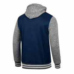 Men's Colosseum Navy Auburn Tigers Robinson Hoodie Full-Snap Jacket -Colosseum Shop DSCO1153016730 1320 ALT3