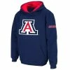 Colosseum Youth Navy Arizona Wildcats Big Logo Pullover Hoodie