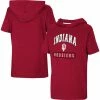 Youth Colosseum Heather Crimson Indiana Hoosiers Varsity Hooded T-Shirt