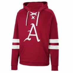 Men's Colosseum Cardinal Arkansas Razorbacks Lace-Up 4.0 Pullover Hoodie 6 Men's Colosseum Cardinal Arkansas Razorbacks Lace-Up 4.0 Pullover Hoodie -Colosseum Shop DSCO1153019444 4633 ALT2