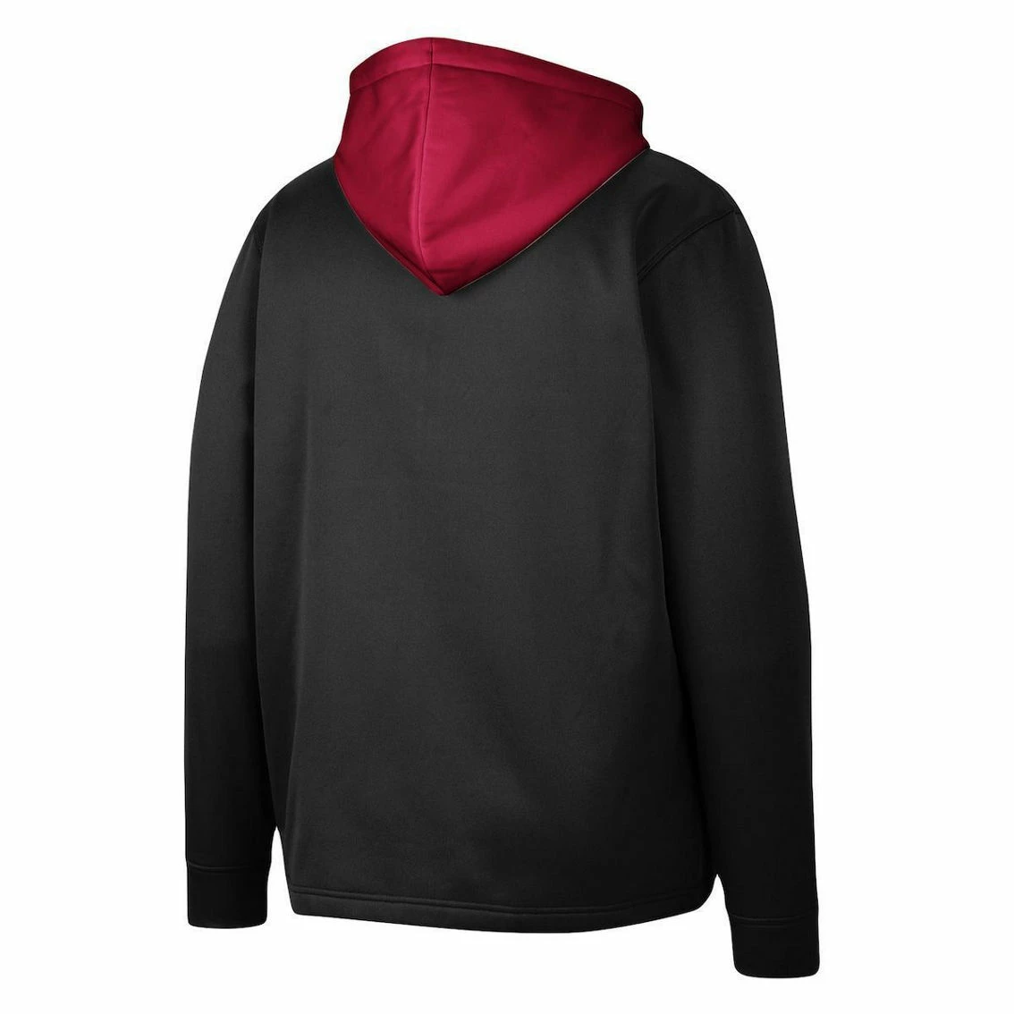 Colosseum Men's Black Arkansas Razorbacks Luge 3.0 Quarter-Zip Hoodie 4 Colosseum Men's Black Arkansas Razorbacks Luge 3.0 Quarter-Zip Hoodie - Image 4