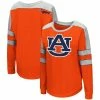 Colosseum Women's Orange Auburn Tigers Trey Dolman Long Sleeve T-Shirt