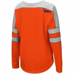 Colosseum Women's Orange Auburn Tigers Trey Dolman Long Sleeve T-Shirt -Colosseum Shop DSCO1153020167 2294 ALT3