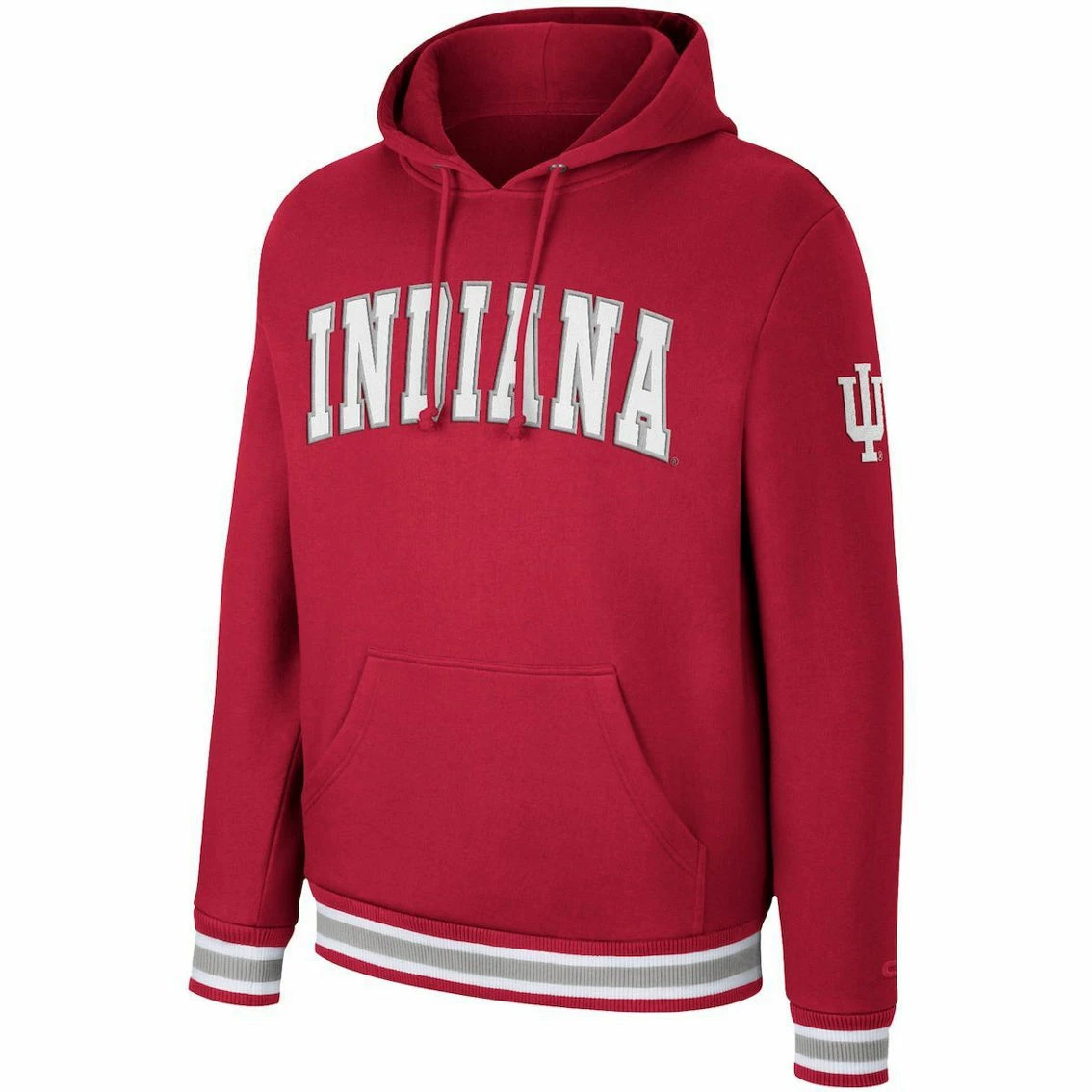 Colosseum Men's Crimson Indiana Hoosiers Varsity Arch Pullover Hoodie 3 Colosseum Men's Crimson Indiana Hoosiers Varsity Arch Pullover Hoodie - Image 3