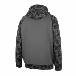 Colosseum Men's Charcoal Indiana Hoosiers OHT Military Appreciation Camo Stack Raglan Pullover Hoodie -Colosseum Shop DSCO1153025272 1904 ALT3